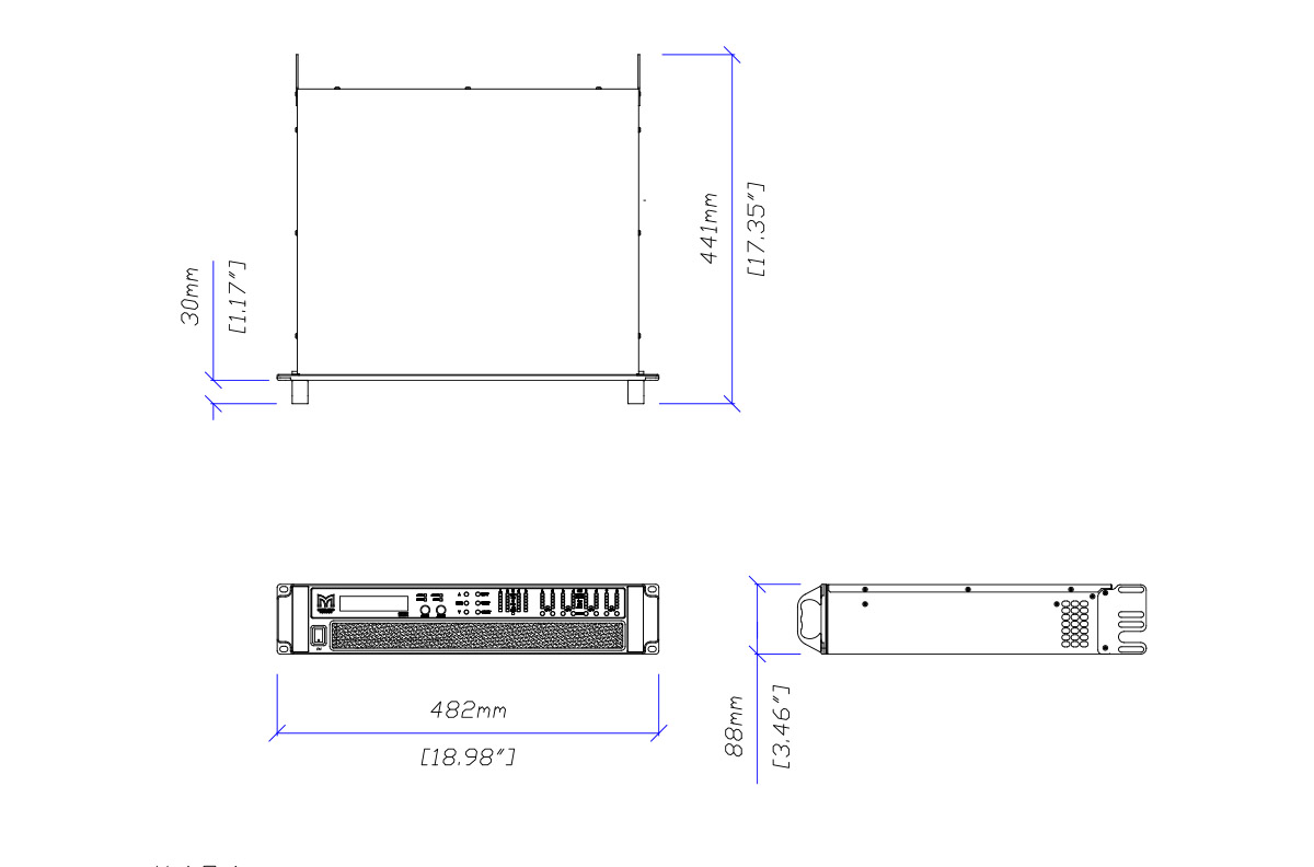 Martin AudioiK81 Tech Drawing